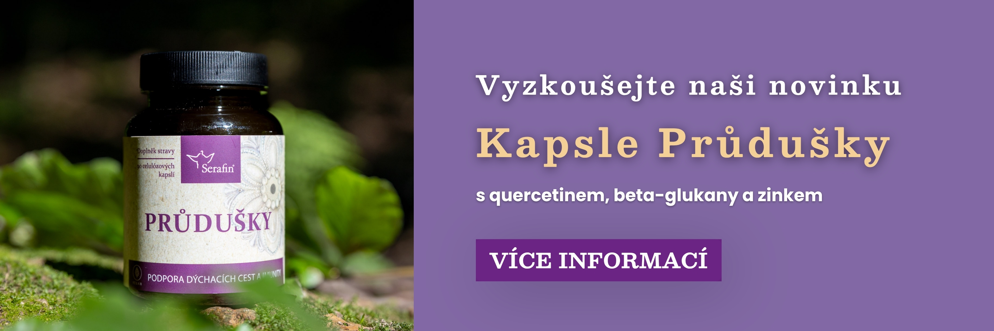 Kapsle Průdušky banerový obrázek | Serafin byliny
